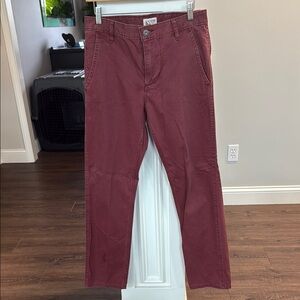 Men's Dockers Burgundy Pants 30 x 30